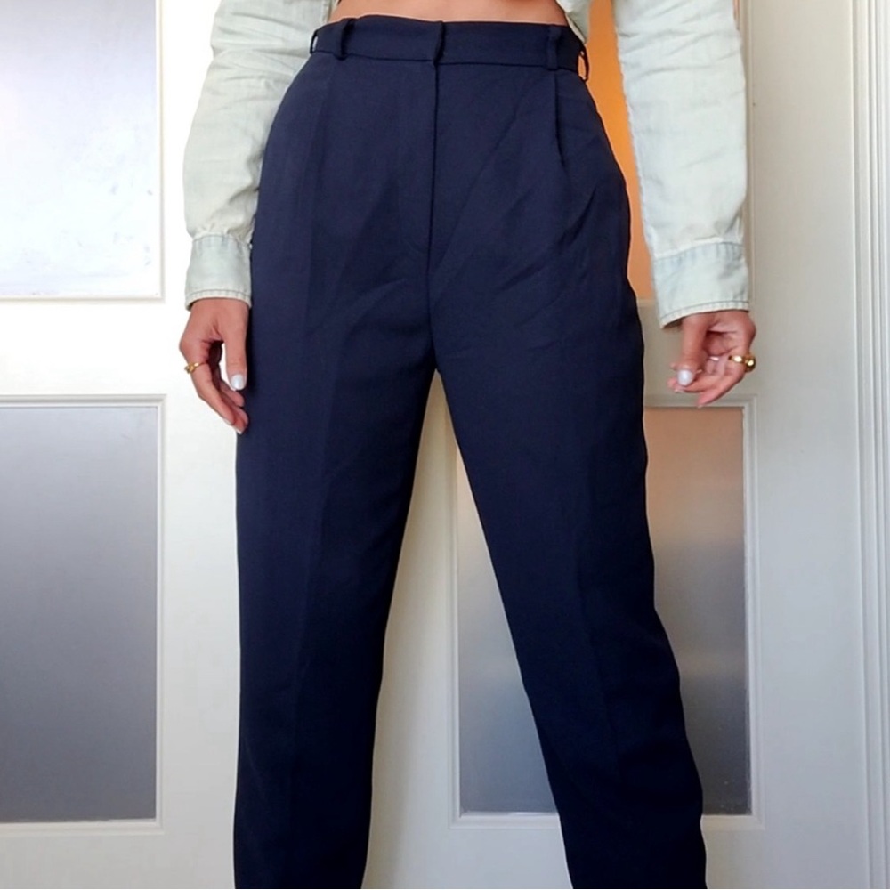 Vintage trouser, Classic navy